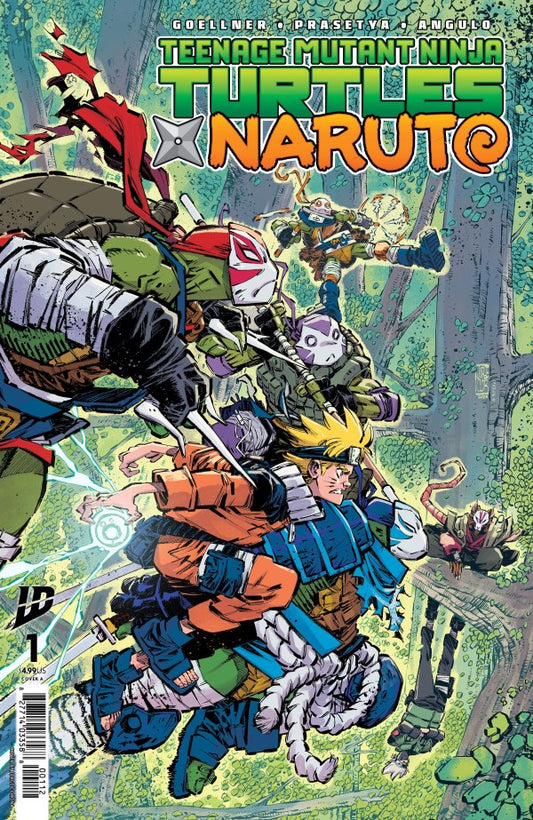 Teenage Mutant Ninja Turtles / Naruto #1 Second Printing Cover A - Jorge Corona