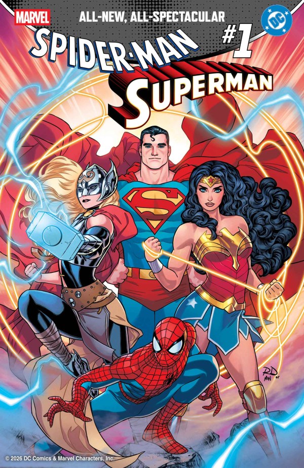 Marvel / DC: Spider-Man / Superman #1 Russell Dauterman Variant