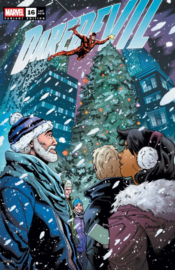 Daredevil #16 Chris Campana Winter Holiday Variant