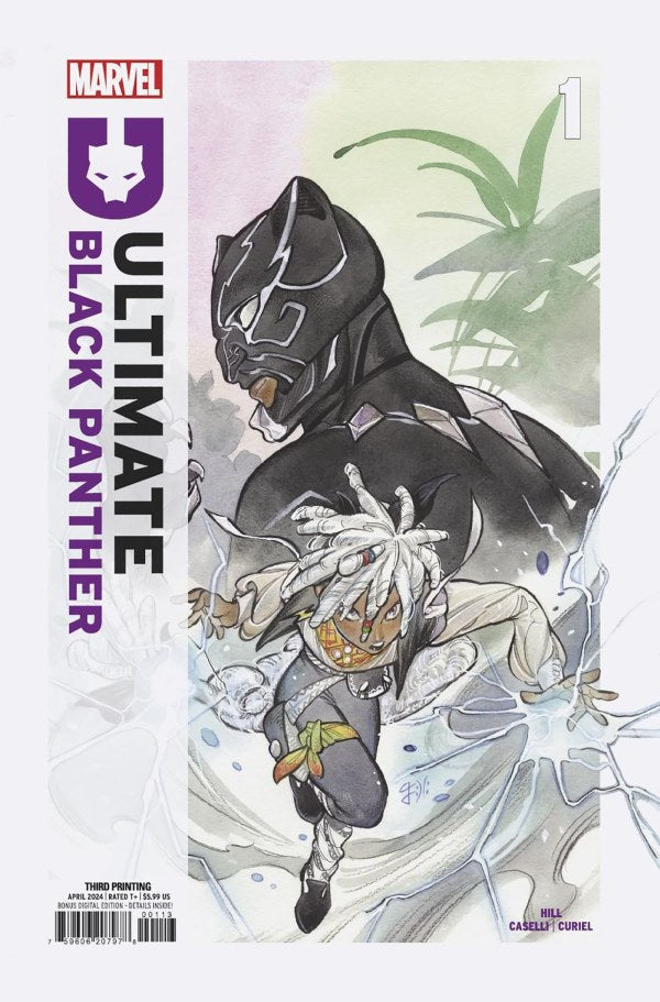 Ultimate Black Panther #1 3e impression, variante Peach Momoko