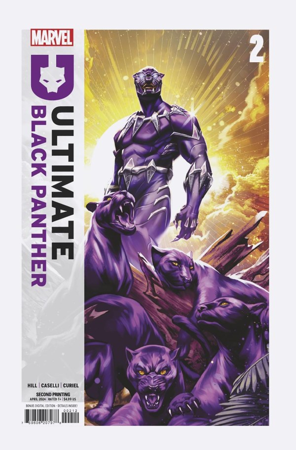 Ultimate Black Panther #2 2e impression, variante de Mateus Manhanini