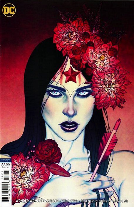 Wonder Woman # 71, variante de Jenny Frison 