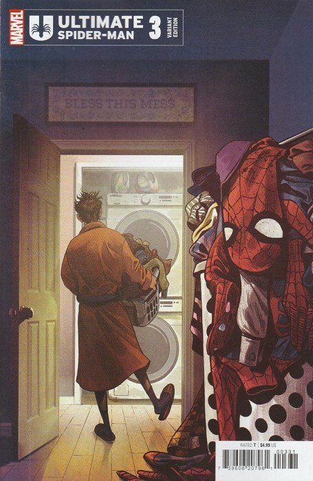 Ultimate Spider-Man #3, variante de Mike Del Mundo