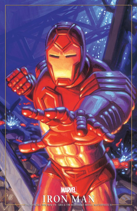 L'Invincible Iron Man #14 - LEGACY #664 Greg et Tim Hildebrandt Iron Man Marvel Masterpieces III Variante