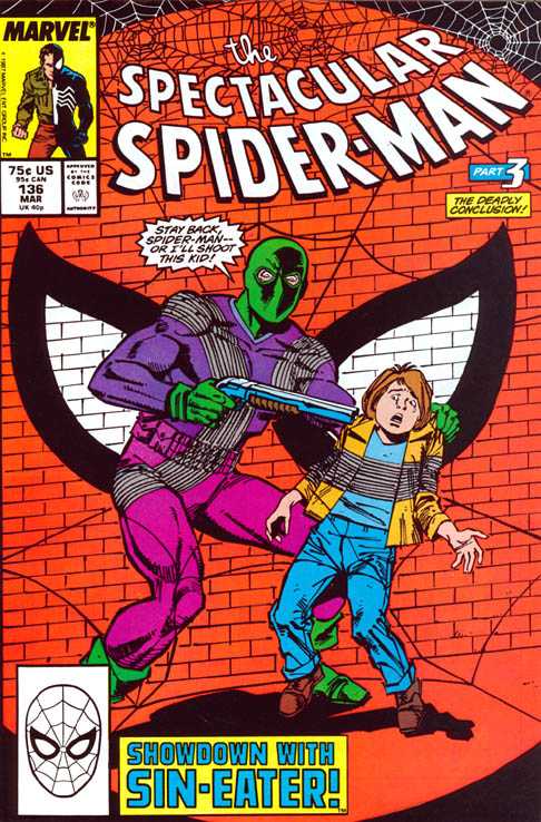 Peter Parker, The Spectacular Spider-Man #136 — Cover