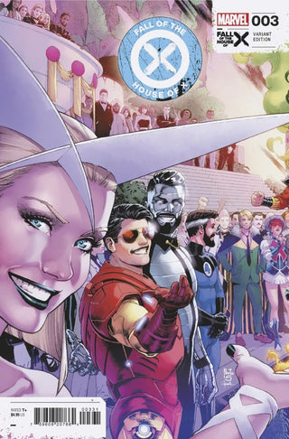 La caída de la Casa de X #3 Portada conectada de Paulo Siqueira