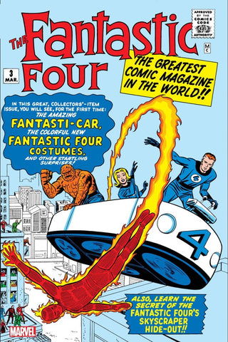 Fantastic Four #3 Edición Facsímil Portada Holográfica