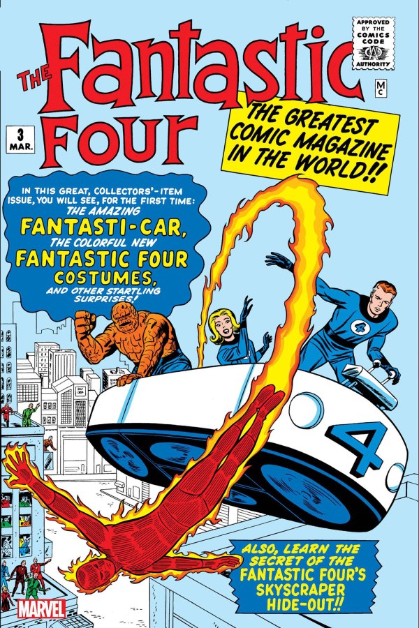 Fantastic Four #3 Facsimile Edition Foil Cover - Cover