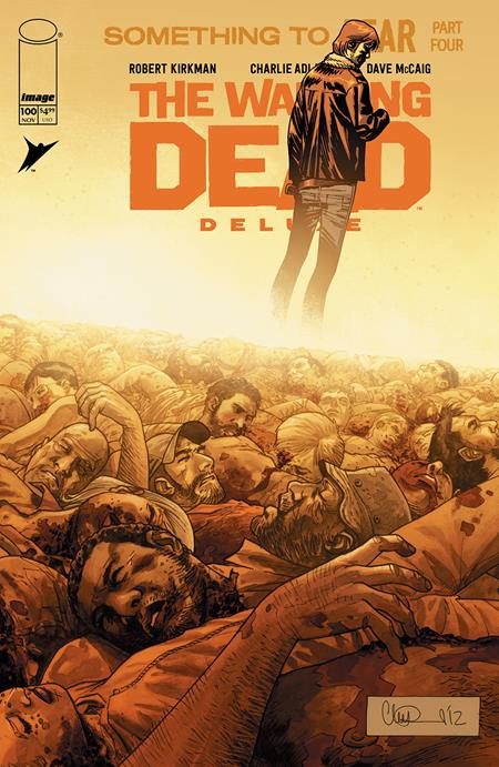 WALKING DEAD DELUXE #100 CVR F CHARLIE ADLARD & DAVE MCCAIG WRAPAROUND VAR