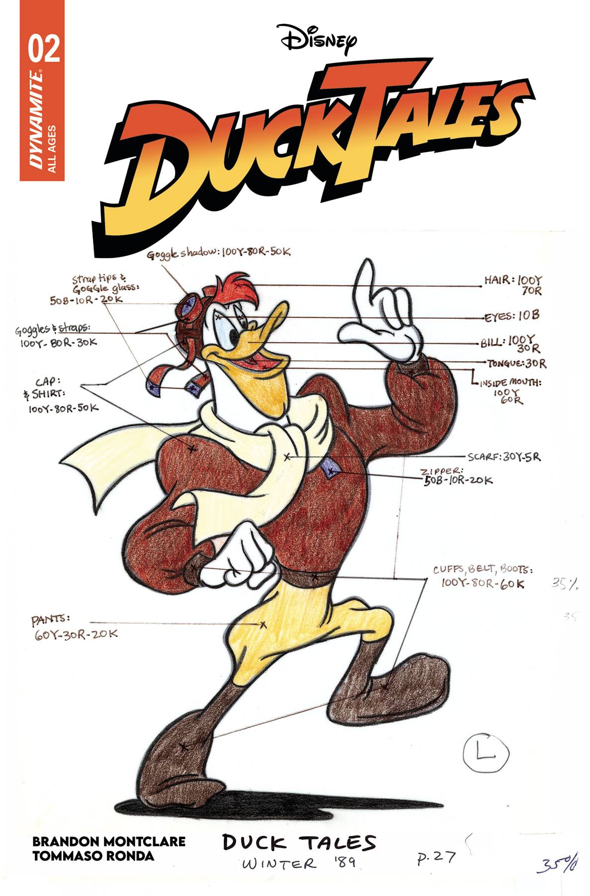 DUCKTALES #2 CVR E CLASSIC CHARACTER ART (C: 1-0-0)