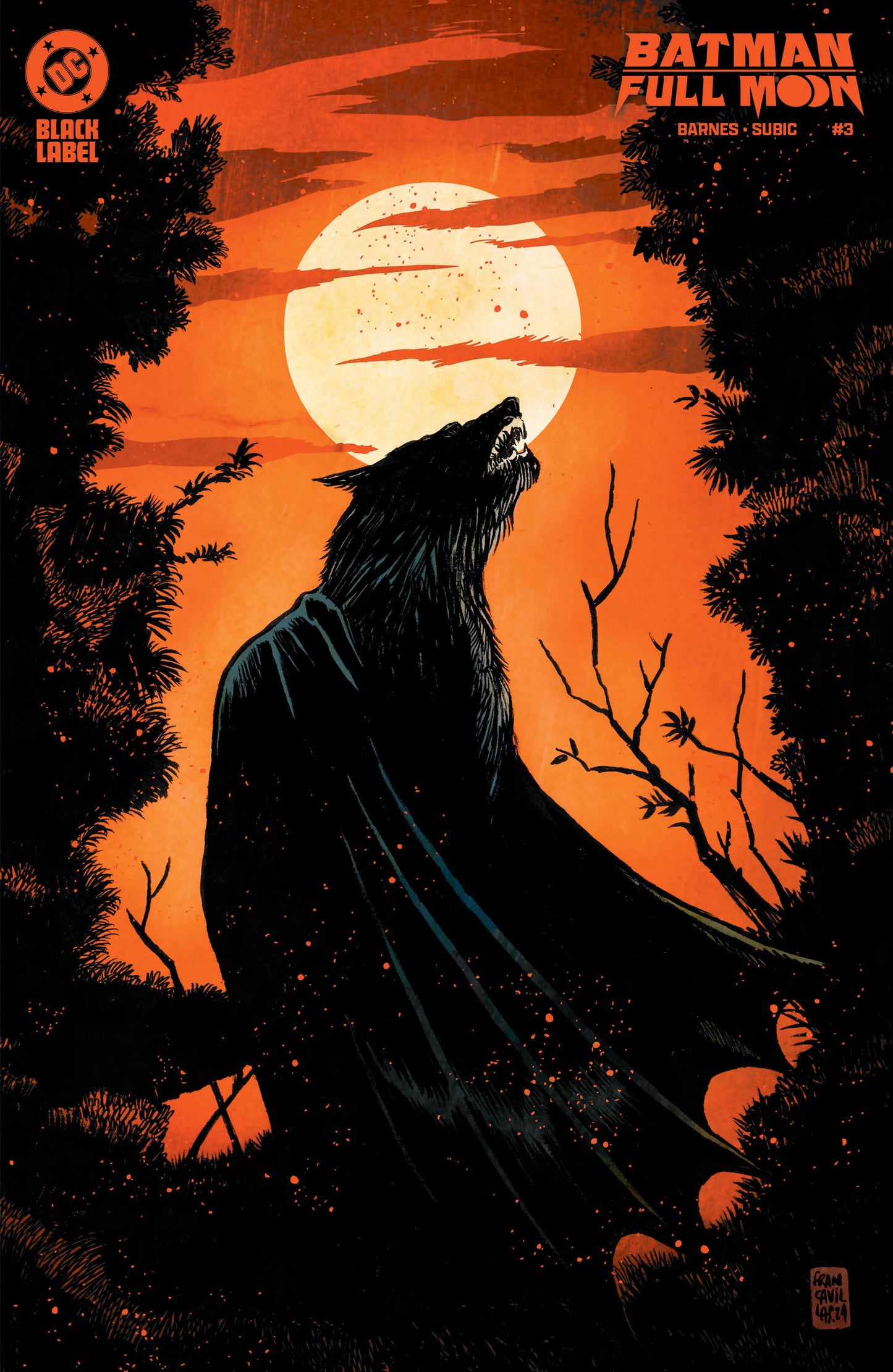 BATMAN: FULL MOON #3 FRANCAVILLA