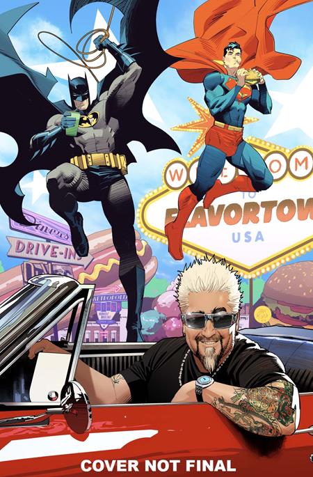 BATMAN/SUPERMAN: WORLD'S FINEST #37 GUY FIERI CAMEO