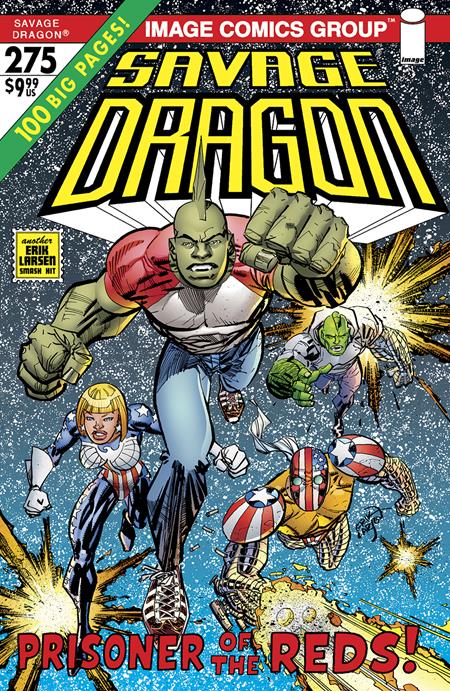 SAVAGE DRAGON #275 CVR B ERIK LARSEN 70S TRADE DRESS VAR