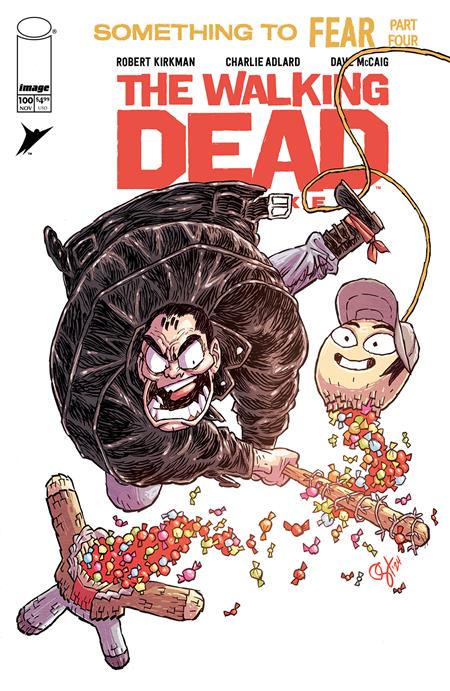 WALKING DEAD DELUXE #100 CVR I DEREK HUNTER VAR