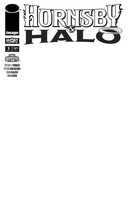 HORNSBY & HALO #1 CVR F BLANK SKETCH VAR