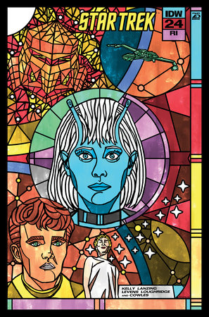 Star Trek #24 1:10 J.J. Lendl Stained Glass Connecting Variant