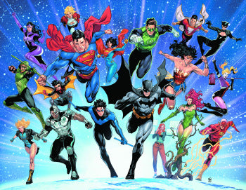 JUSTICE LEAGUE UNLIMITED #1 RAISED UV FOIL