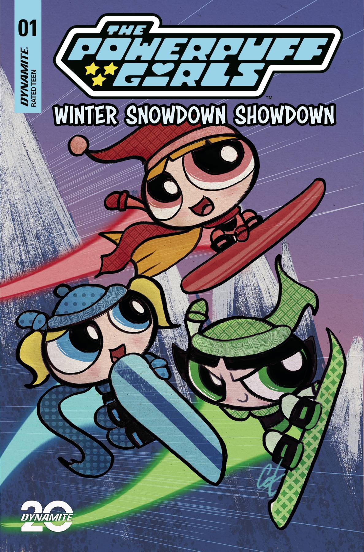 POWERPUFF GIRLS WINTER SNOWDOWN SHOWDOWN #1 CVR B STAGGS (C: