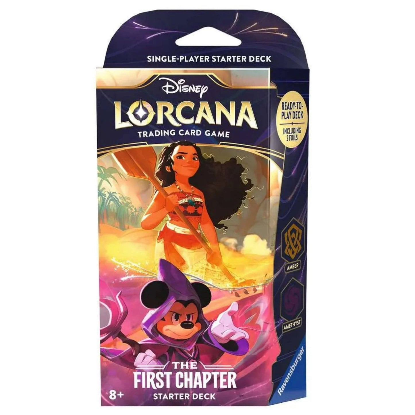 Disney Lorcana TCG : Le Deck de Démarrage du Premier Chapitre | Ambre et Améthyste