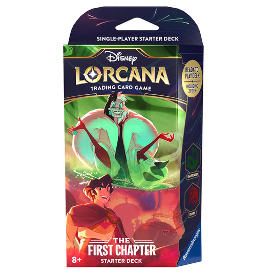 Disney Lorcana TCG: The First Chapter Starter Deck | Emerald & Ruby